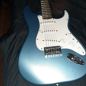 Squier Stratocaster Hard Tail Electric Guitar Ice